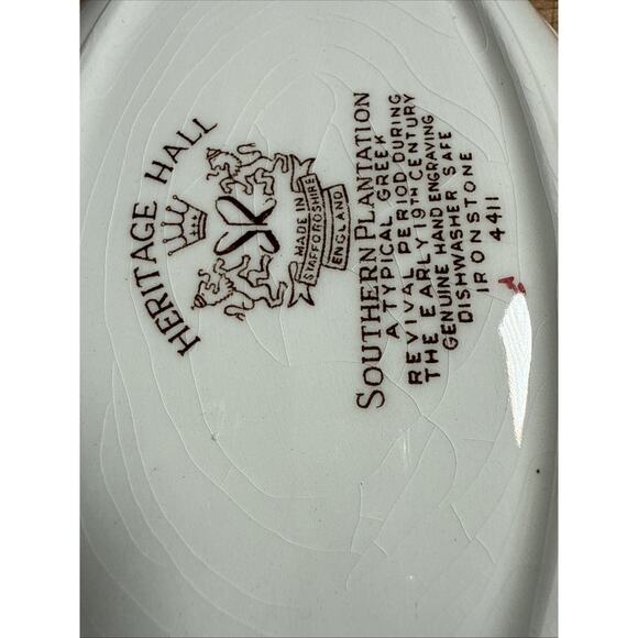 Johnson Brothers Vintage Heritage Hall Southern Plantation Oval Platter 4411 - Picture 6 of 7